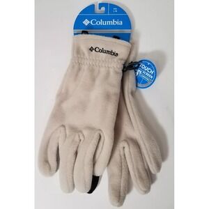 Columbia Men Steens Mountain Fleece Gloves with Touch Screen Beige CM7886 NEW